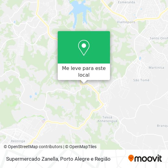 Supermercado Zanella mapa