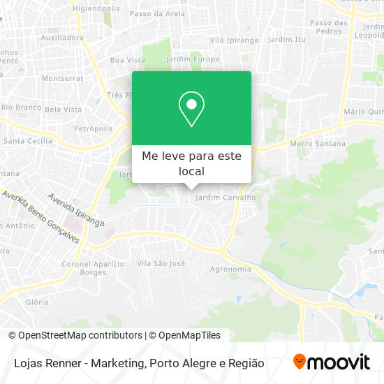 Lojas Renner - Marketing mapa