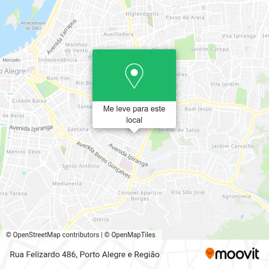 Rua Felizardo 486 mapa