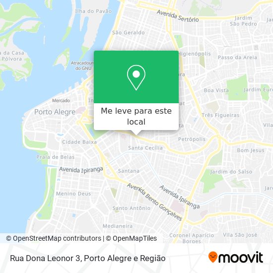 Rua Dona Leonor 3 mapa