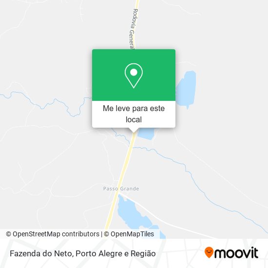Fazenda do Neto mapa