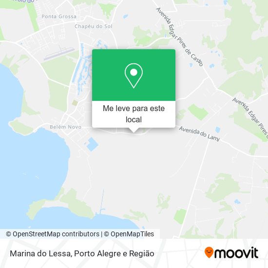 Marina do Lessa mapa