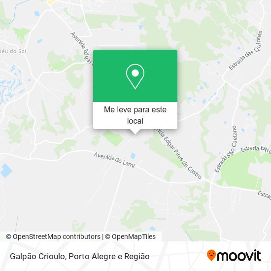 Galpão Crioulo mapa
