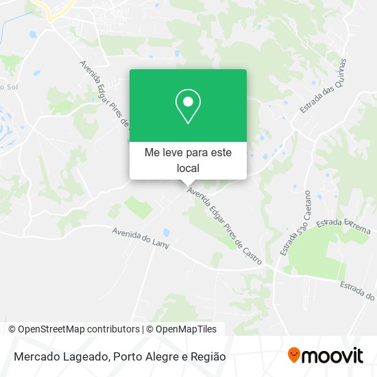 Mercado Lageado mapa