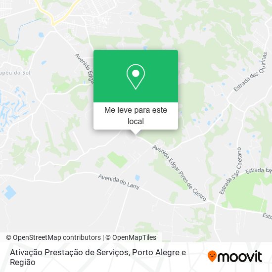Ativação Prestação de Serviços mapa