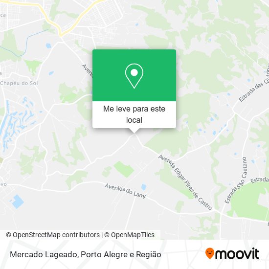 Mercado Lageado mapa