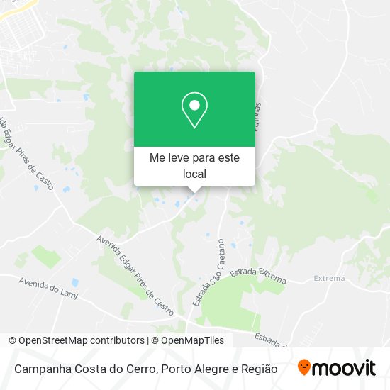 Campanha Costa do Cerro mapa