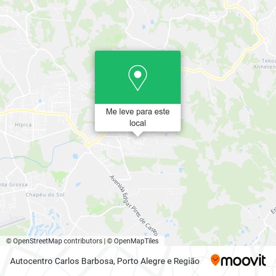 Autocentro Carlos Barbosa mapa
