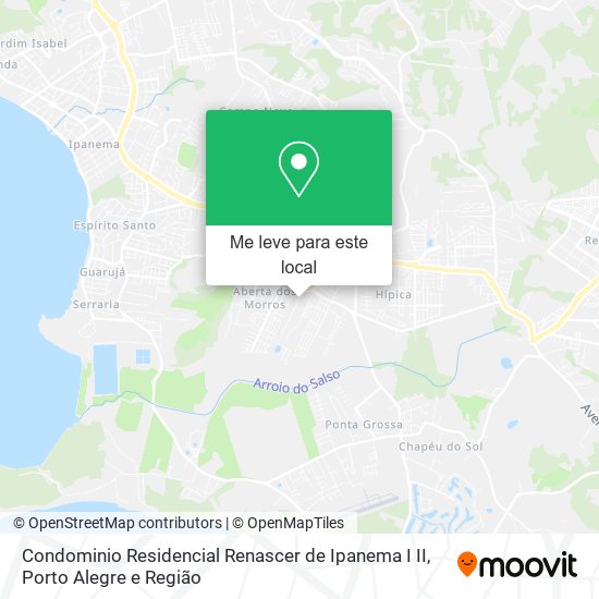 Condominio Residencial Renascer de Ipanema I II mapa