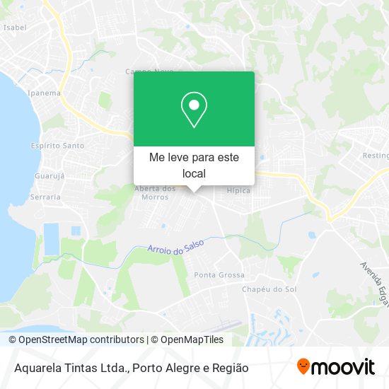 Aquarela Tintas Ltda. mapa