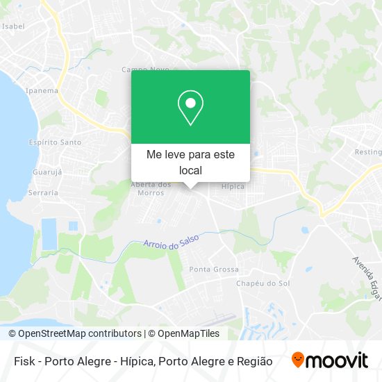 Fisk - Porto Alegre - Hípica mapa