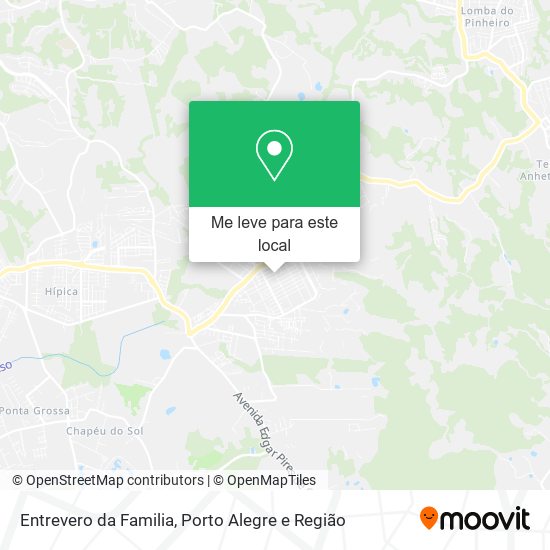 Entrevero da Familia mapa