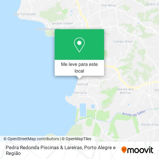 Pedra Redonda Piscinas & Lareiras mapa