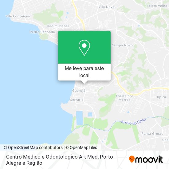 Centro Médico e Odontológico Art Med mapa