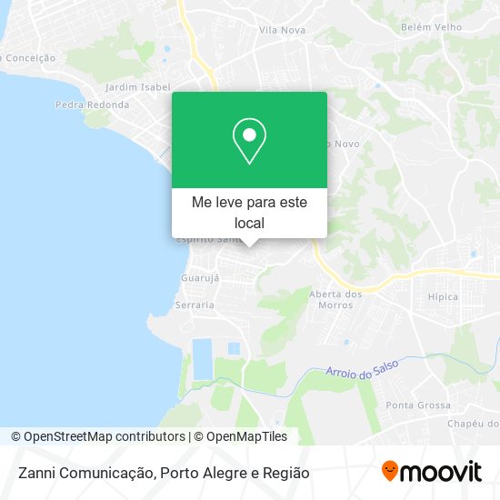 Zanni Comunicação mapa