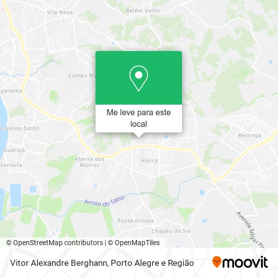 Vitor Alexandre Berghann mapa