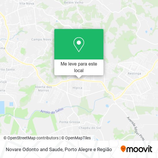 Novare Odonto and Saude mapa