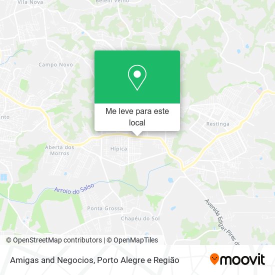 Amigas and Negocios mapa