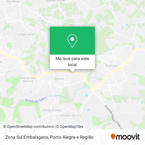 Zona Sul Embalagens mapa