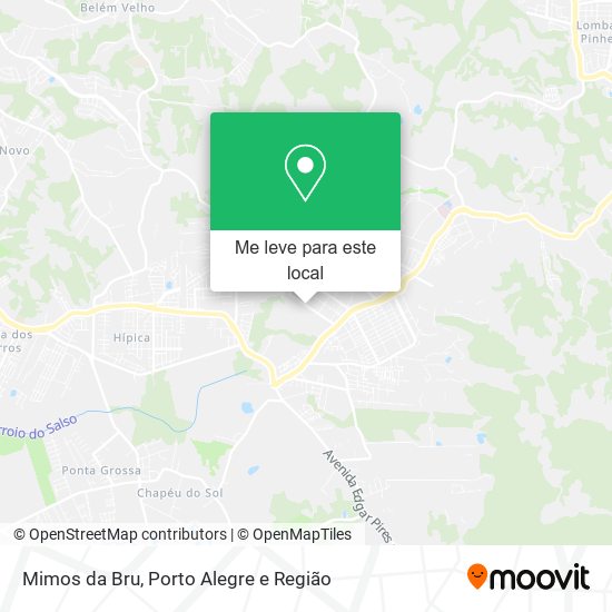 Mimos da Bru mapa