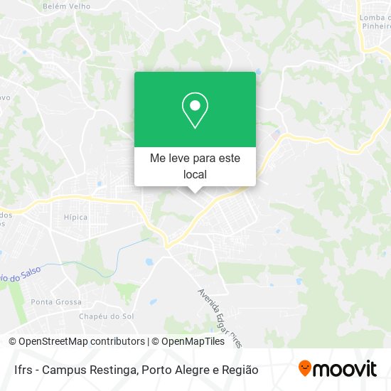 Ifrs - Campus Restinga mapa