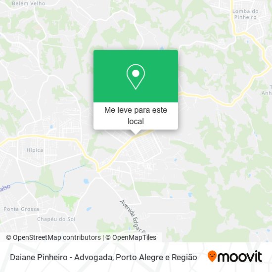 Daiane Pinheiro - Advogada mapa