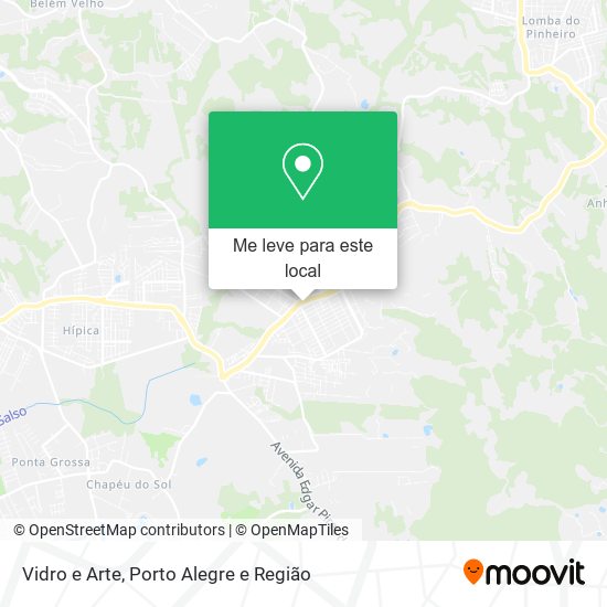 Vidro e Arte mapa