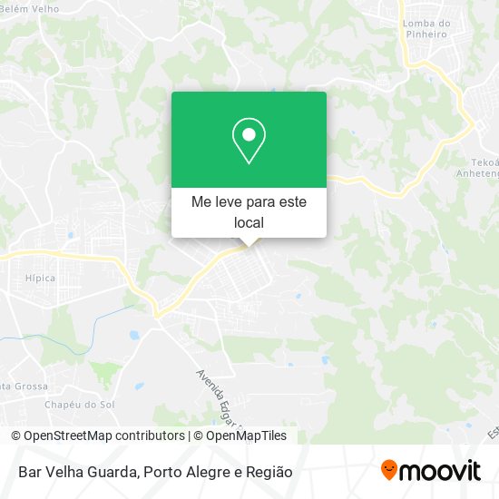 Bar Velha Guarda mapa