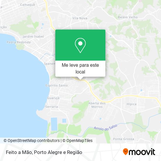 Feito a Mão mapa