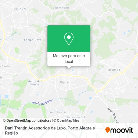 Dani Trentin Acessorios de Luxo mapa