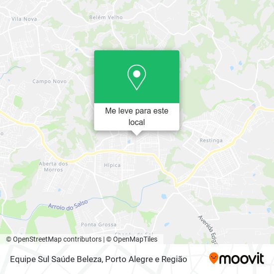 Equipe Sul Saúde Beleza mapa