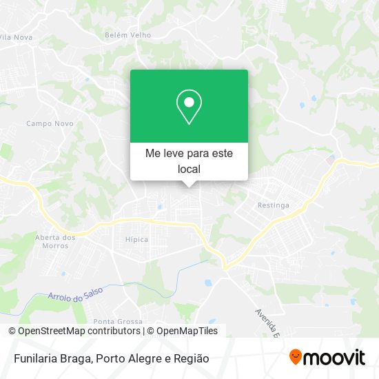 Funilaria Braga mapa