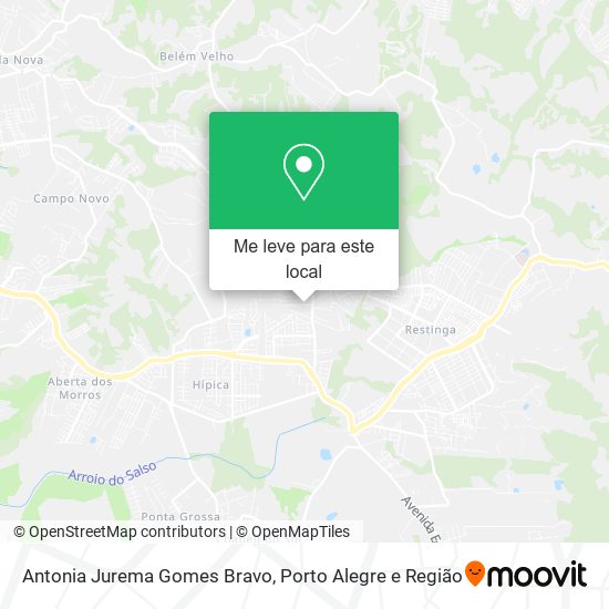 Antonia Jurema Gomes Bravo mapa