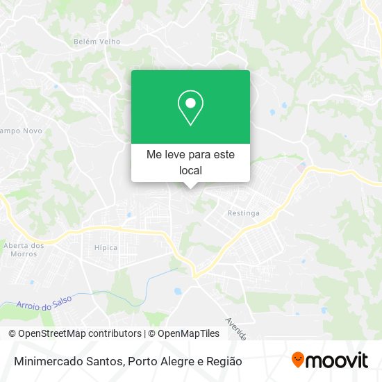 Minimercado Santos mapa