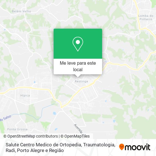 Salute Centro Medico de Ortopedia, Traumatologia, Radi mapa