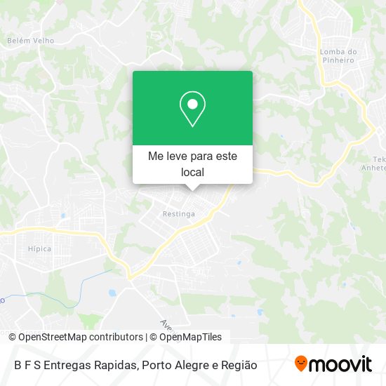 B F S Entregas Rapidas mapa