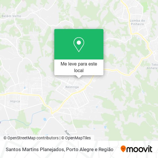 Santos Martins Planejados mapa
