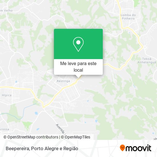 Beepereira mapa