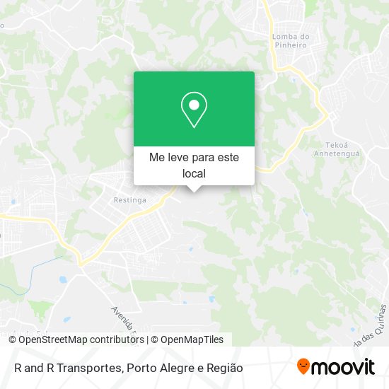 R and R Transportes mapa