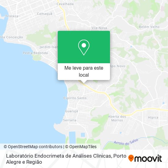 Laboratório Endocrimeta de Análises Clínicas mapa