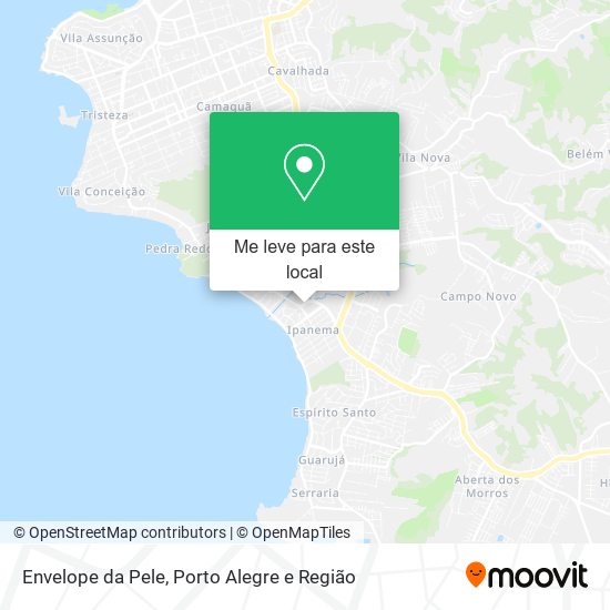 Envelope da Pele mapa