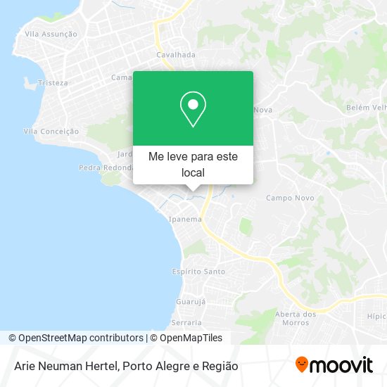 Arie Neuman Hertel mapa