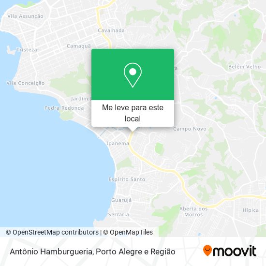 Antônio Hamburgueria mapa