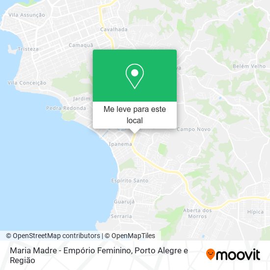Maria Madre - Empório Feminino mapa