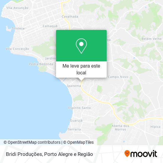 Bridi Produções mapa