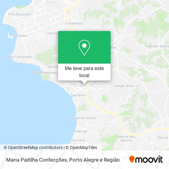 Maria Padilha Confecções mapa