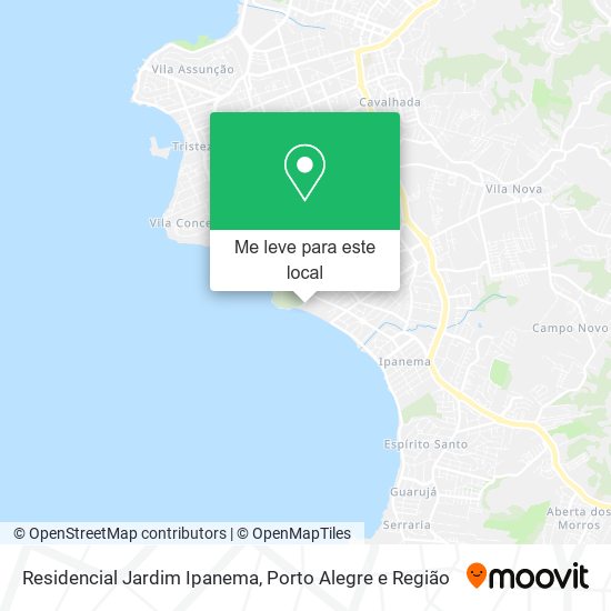 Residencial Jardim Ipanema mapa