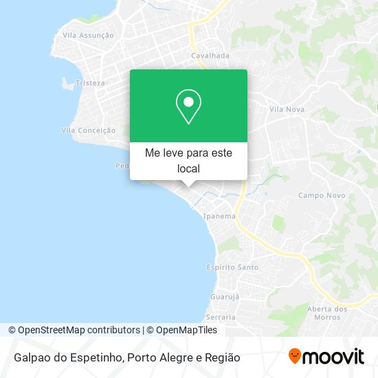 Galpao do Espetinho mapa