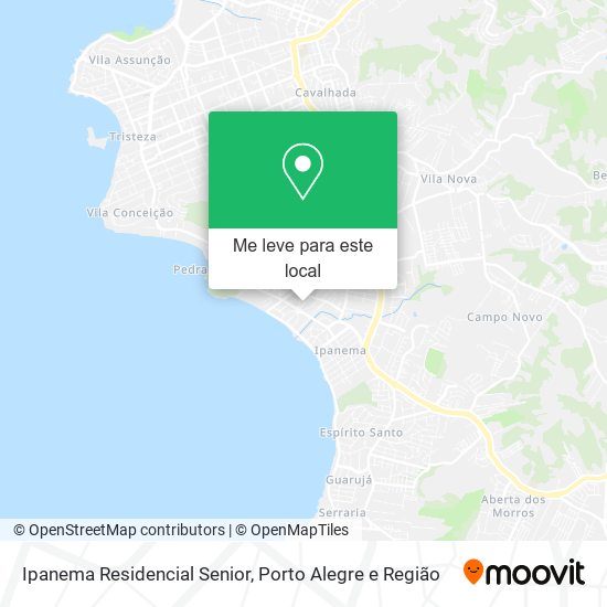 Ipanema Residencial Senior mapa