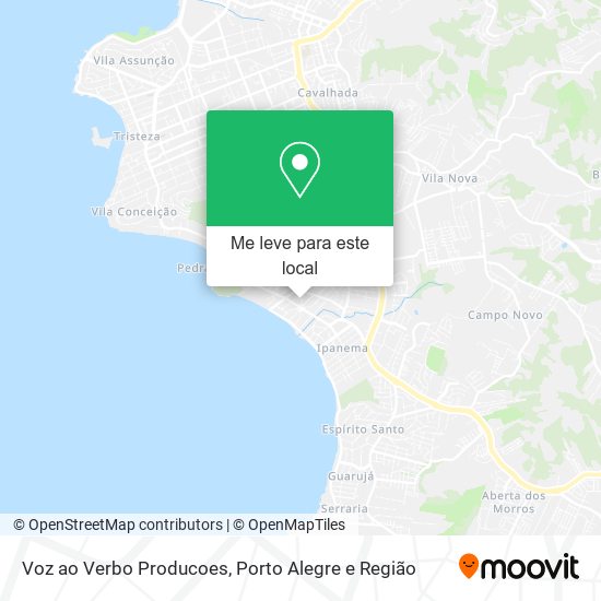 Voz ao Verbo Producoes mapa